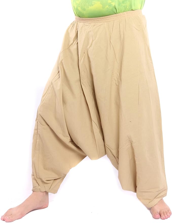 jing shop 低帮哈伦裤 阿拉丁剪裁棉 中性款